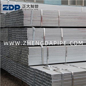 ASTM A500 GI 직사각형 강관