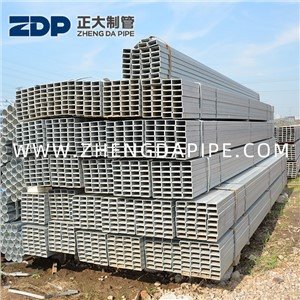 ASTM A500 프리 갈반지 직사각형 파이프